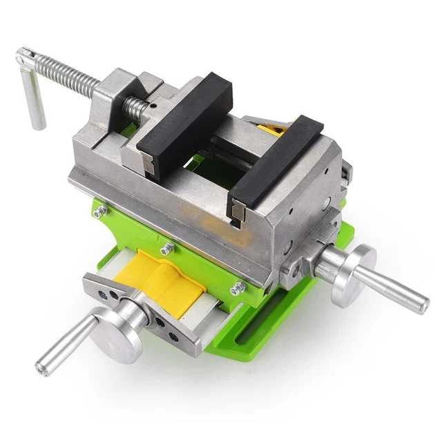 BG-6368 3" Cross Slide Vice Precision Flat Vise for Drilling and Milling Machine