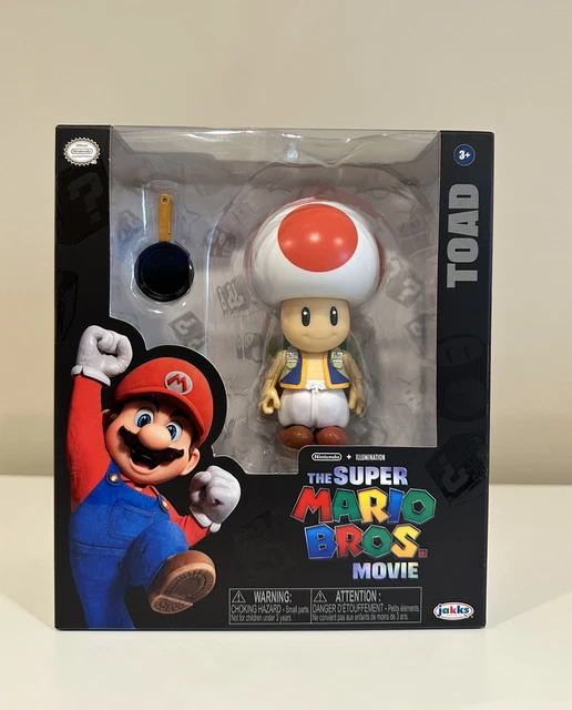 THE SUPER MARIO Bros Movie 5" Toad Articulated Figure NEW 2023 $29.99