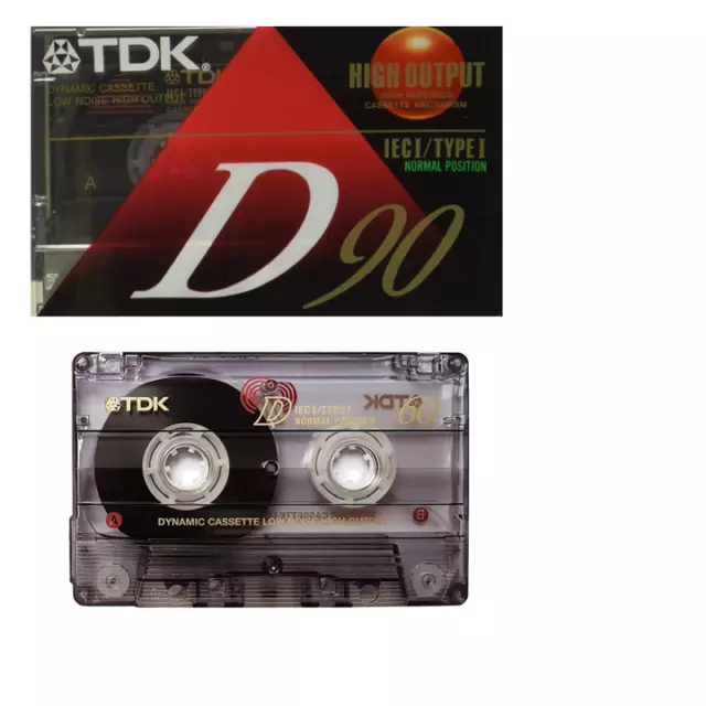 NEW TDK - D90 Blank Cassette Tapes
