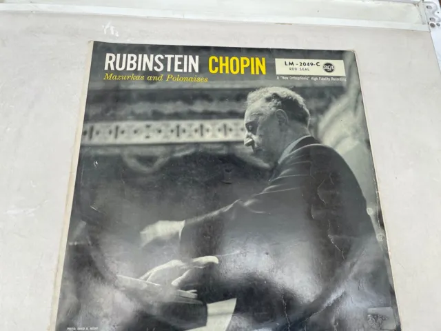 LP vinyl Rubinstein spielt Chopin Mazurkas und Polonaises