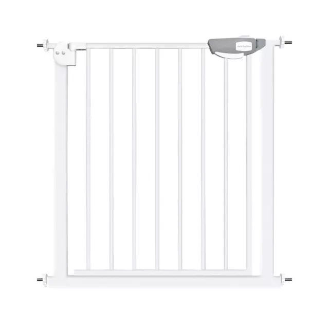 Harmless Double Locking Pet Gate Child Safety Gates No-Punch for Stairs&Doorways