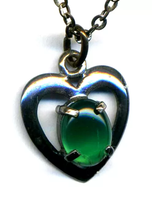 AGATE PENDANT, 925 SILVER, ANTIQUE look, matching CHAIN