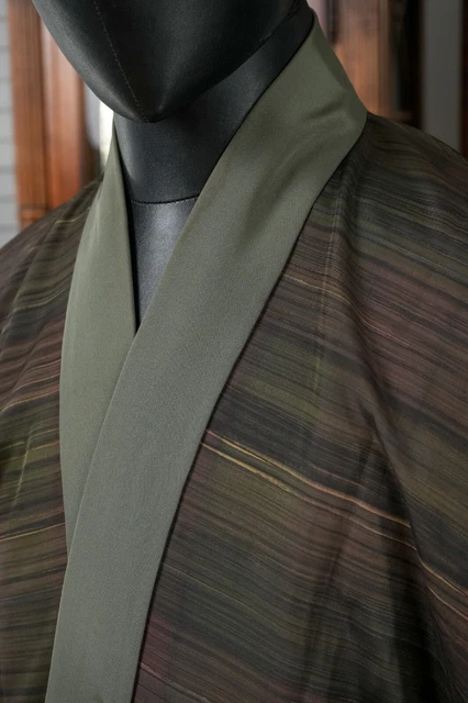 Dear Vanilla Japanese Juban Undergown Men's Kimono Authentic Vintage Japan Mint 5