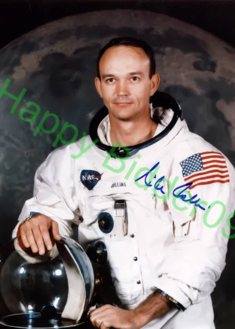 Michael Collins Apollo 11 Beautiful Signed 7x5 Photo