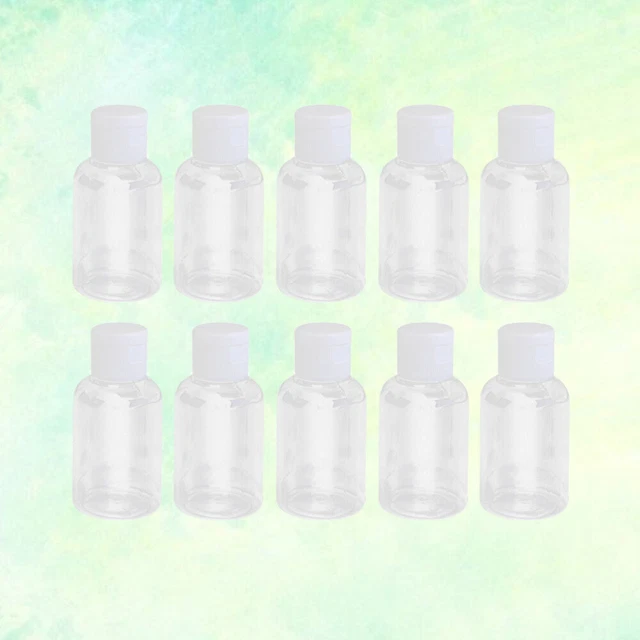 10 PCS Travel Empty Bottles Shampoo Container Plastic Sample