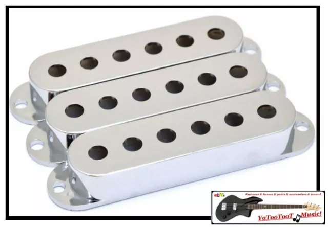 New Covers STRAT 52-50-50mm Silver for Guitar STRATOCASTER