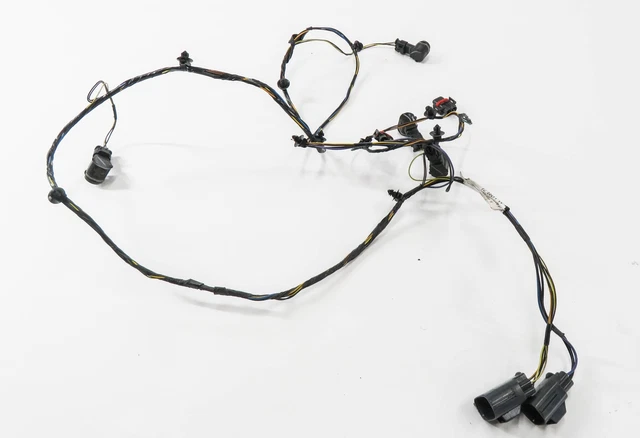 2011 RANGE ROVER SPORT L320 FRONT PDC PARK DISTANCE SENSOR SET w/ HARNESS BLACK