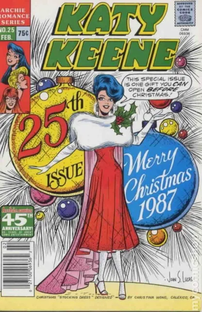 Katy Keene Special #25 VG 1988 Stock Image Low Grade