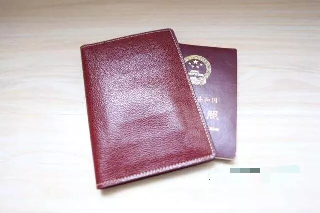 Passport holder leather card holder super slim travel wallet pen holder