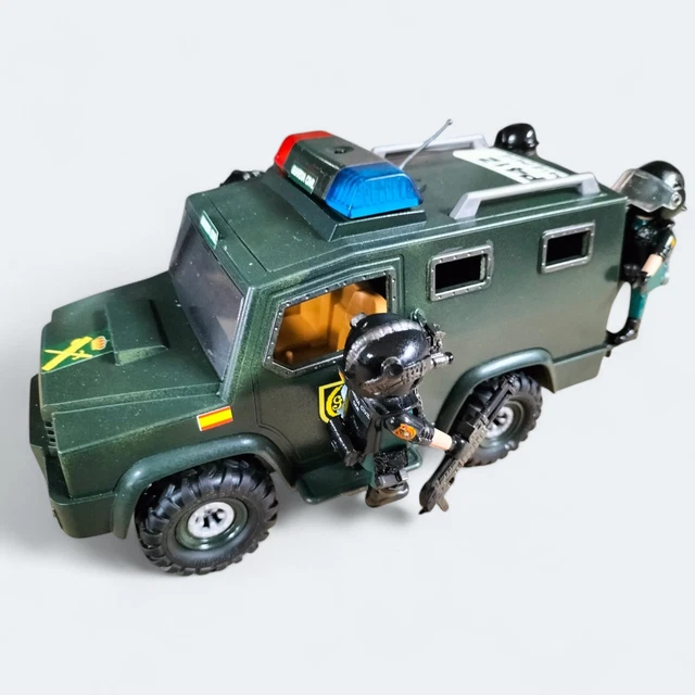 PLAYMOBIL CUSTOM CONJUNTO Completo Vehículo Unidad Gar Guardia