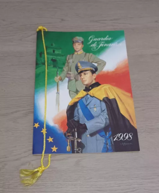 Calendario Della Guardia Di Finanza 1998 Con Cordoncino