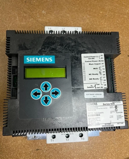 SIEMENS ELEVATOR AC Semiconductor Motor Soft Starter Series E05