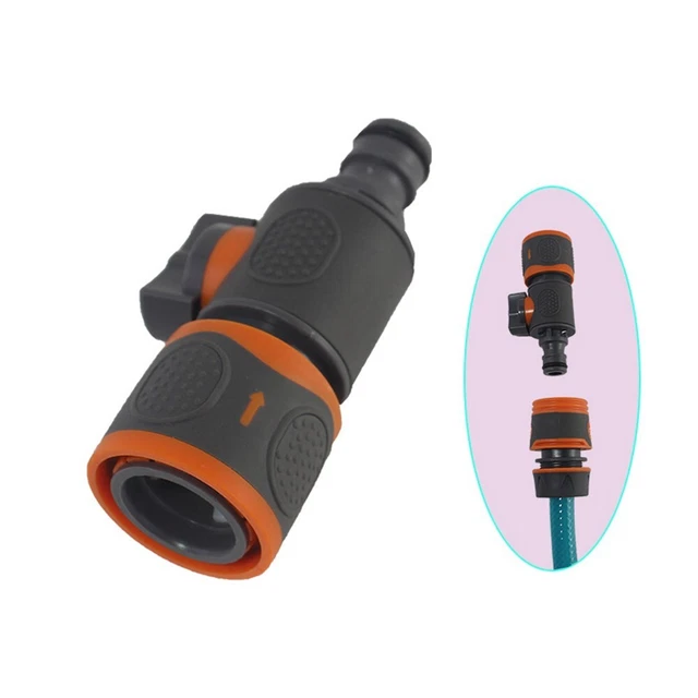 5 Pezzi Regolatore Di Flusso Del Tubo Valvola Di Controllo Del Flusso D'acqua Interruttore Di Regolazione Regolatore Di Flusso Fai Da Te In Plastica Per Laboratorio Di Irrigazione Da Giardino - Foto 4