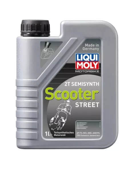 35317 - Huile de graissage moteur 1L Motorbike 2T Semi-sintético mezcla Scooter