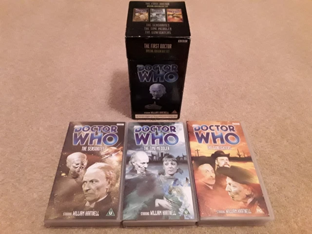 DOCTOR WHO: THE First Doctor Special Edition VHS Video Box Set [VG] EUR ...