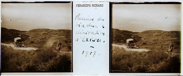 Greece Thessaly Stereo Verascope 1 25/32x4 7/32in Plate Glass Plus, Ca 1917