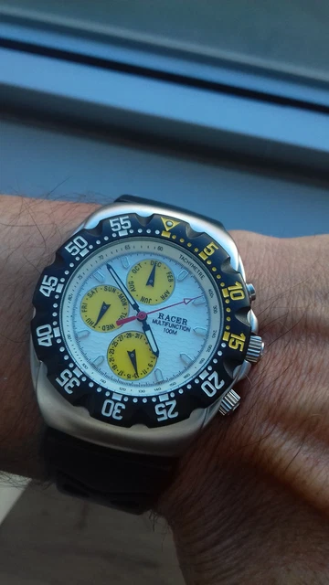 RACER ORIENT MULTIFUNCTION RC-G6MV711 WATCH VINTAGE NOS UHR MONTRE