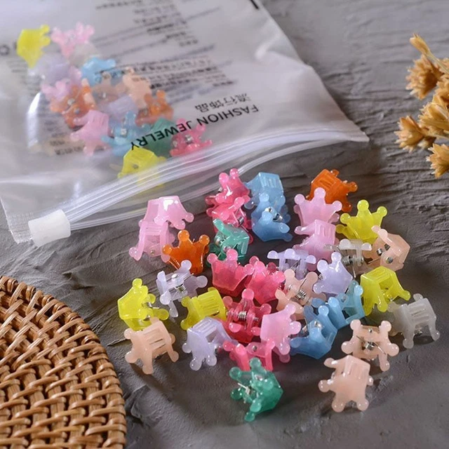 Women Kids Mini Clamp Hairpins Girls Cute Small Hair Crabs Flower Star Hairclip 9