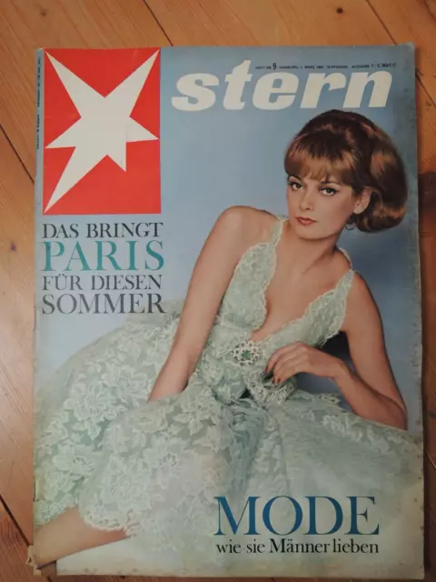 STERN Magazin 1. März 1964 Nr. 9 - Mode in Paris Sommer - Beatles