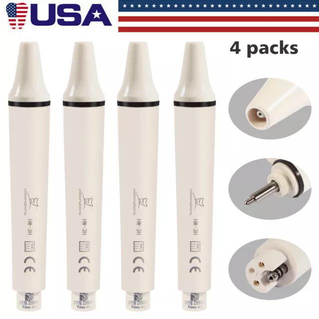 4 Dental Piezo Ultrasonic Scaler Handpiece Fit EMS Woodpecker Tips HW-3H Nz