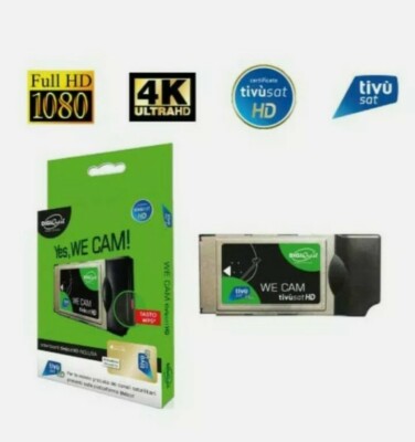 SENZA TESSERA 4K PER SCHEDE TIVUSAT Came TIVUSAT CAM NAGRAVISION ULTRA HD 