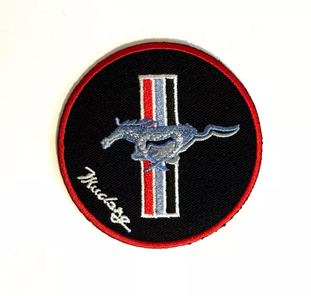 Embroidered Patch - Ford Mustang - NEW - Iron-on/Sew-on