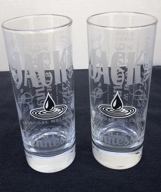 Mellowed JACK DANIELS LIMITED Edition HighBall Glasses Charcoal Mellowed Set Of ...