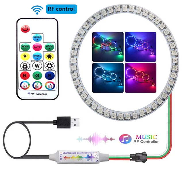 LED Ring Licht – 40 Mm, Weiß, 12V, SMD, Ideal Für DIY-Beleuchtung Und Modellbau