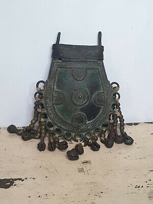 Antique Nupe of Nigeria Tribal Bronze Bag Artefact