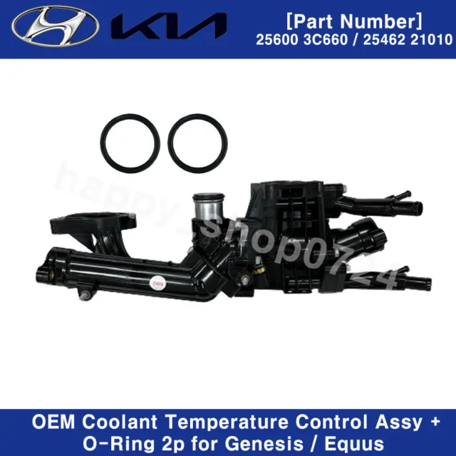 OEM 256003C660 Coolant Temperature Control Assy + O-Ring 2p for Genesis / Equus