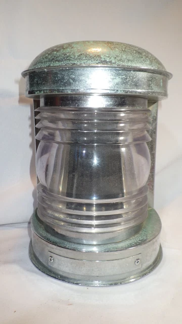 Vintage Perko Large Marine Bridge Ship Lamp Lantern Light Navigation Signal