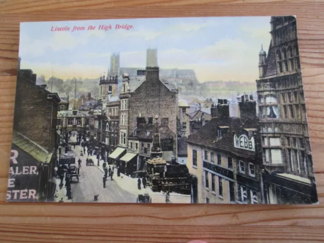 Postcard of Lincoln from the High Bridge (Unposted)