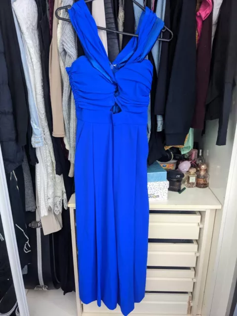 SHEIKE AWAKENINGS BLUE floral jumpsuit size 6 40.00 PicClick AU