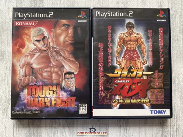 SONY PlayStation 2 PS2 Tough Dark Fight & Grappler Baki: Baki Saikyou from Japan