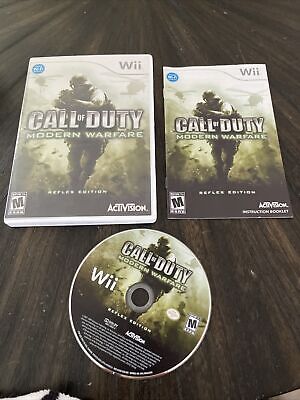 Nintendo Wii Game Call Of Duty Modern Warfare Reflex Edition CIB Complete In Box