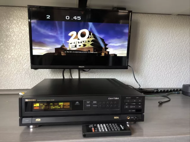 Top LD Toshiba XR-L800 PAL Analog & Digital Laserdisc Player & FB (202)