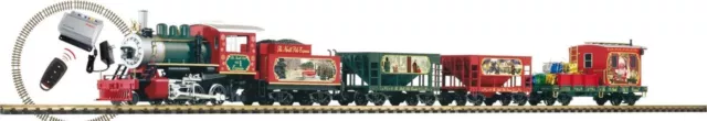 Piko 38123 Christmas G Gauge Steam Freight Starter Set with Sound & Smoke