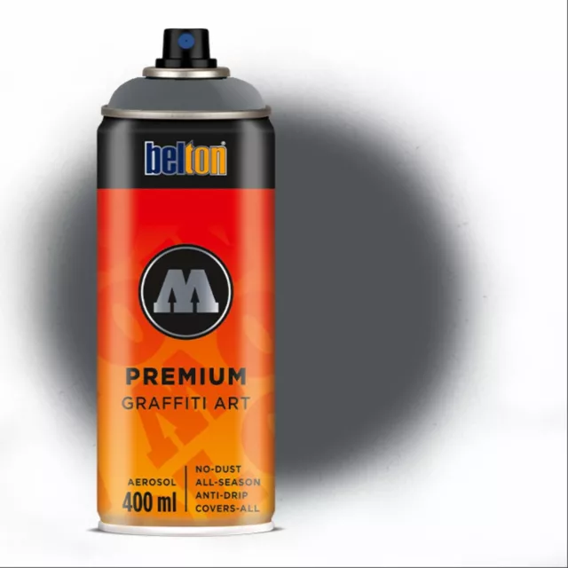 (13,48€/L) Molotow Premium 259 anthracite grey middle Belton 400ml Sprühdose