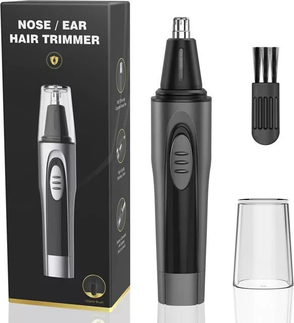Painless Ear and Nose Hair Trimmer Clippers for Men Women, IPX7 Waterproof