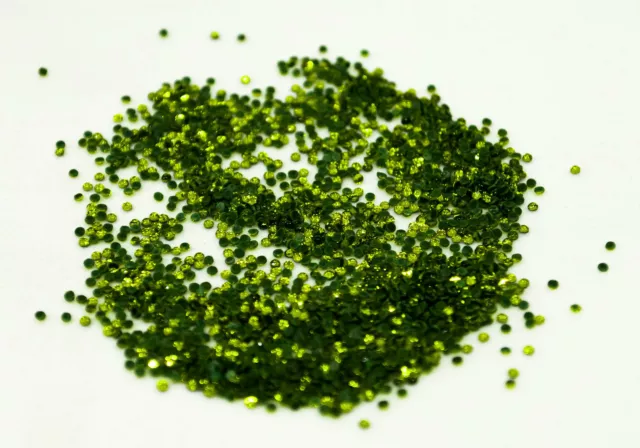 Lot 500 - 100 STRASS THERMOCOLLANT SS4 1,5mm VERT CITRON Cristal Hotfix Diamant