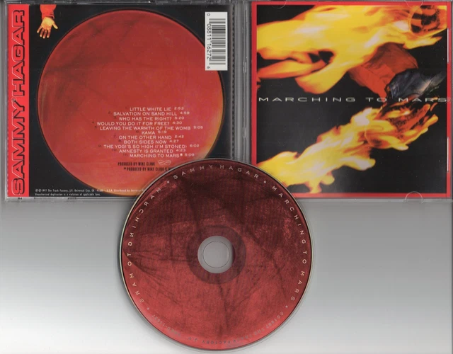 CD SAMMY HAGARMARCHING to Mars (1997) MCA TRKD11627 Van Halen