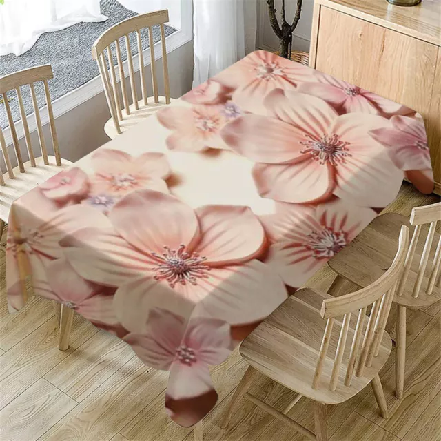 Primeval Flower TableClothes Rectangular Tea Table Cloth Dining Home Tablecloth