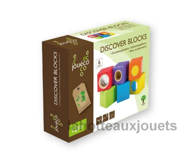 Joueco Cubes En Bois  De Decouverte N°80050