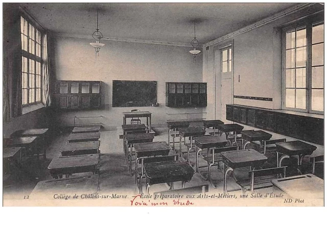 51 . n° 44984 . chalons sur marne.ecole preparatoire aux arts et metiers une s