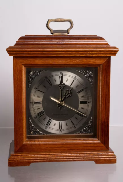 Vintage Westminster Chime Mantel Clock Quartz Roman Numeral Japan