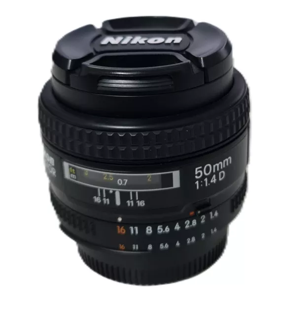 Nikon AF Nikkor 50mm F1.4 D Standard Lens For F Mount