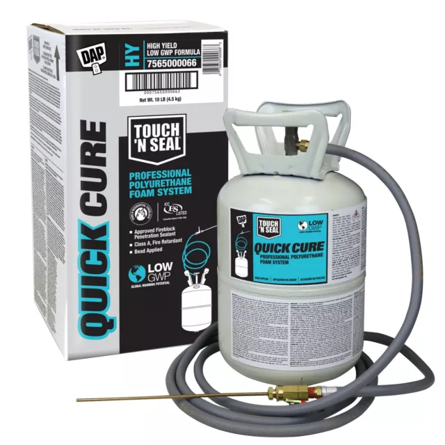 Touch 'n Seal Quick Cure High Yield Foam 16lb Cylinder Low GWP