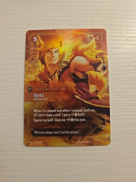 SETT 2025 LEAGUE of Legends Riftbound English TCG OGN 164/298 Foil £22. ...