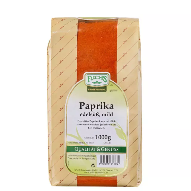 Fuchs Professional edlesüß Paprika fruchtig mild gemahlen 1000g