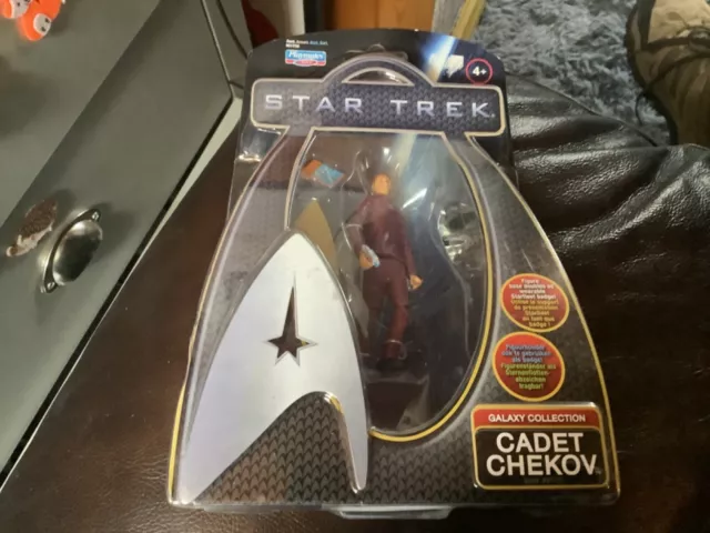 Playmates Star Trek Galaxy Collection 2008 Cadet Chekov 3.75" Action Figure (2)